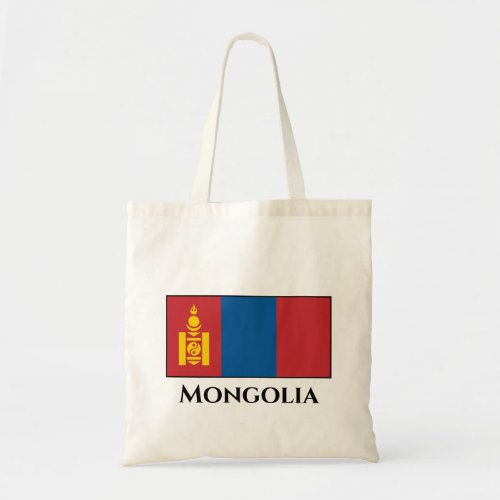 Mongolia Mongolian Flag Tote Bag