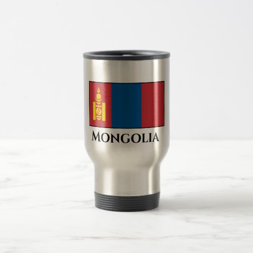 Mongolia Mongolian Flag Travel Mug