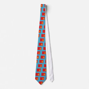mongolia neck tie