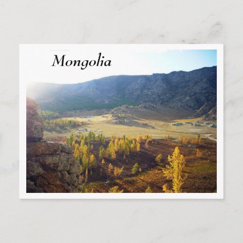 Mongolia Postcard