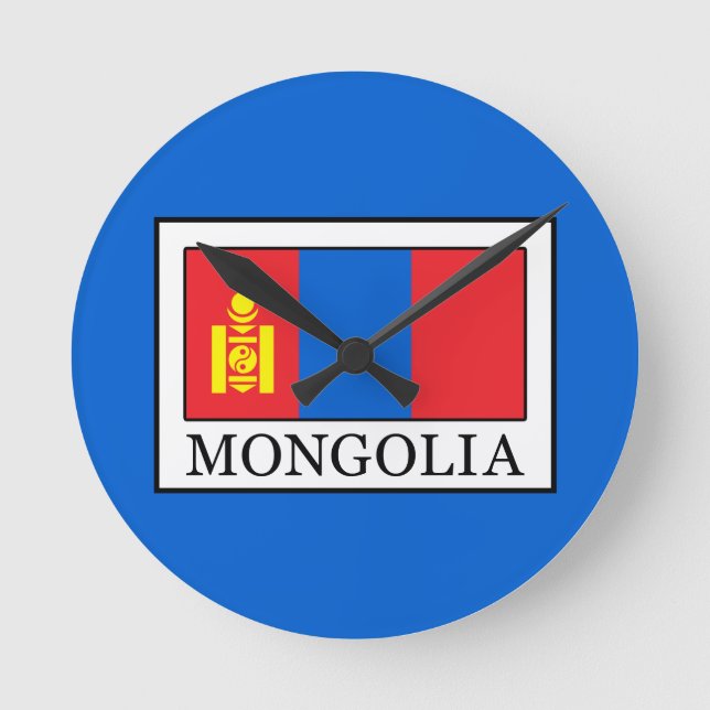 Mongolia Round Clock (Front)