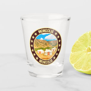 Mongolia shot glass