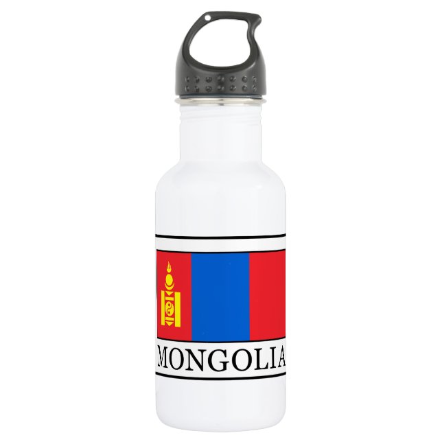Mongolia Stainless Steel Water Bottle (Front)