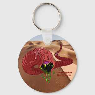 Mongolian Death Worm Keychain