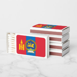 Mongolian Flag & Emblem, Flag of Mongolia Matchboxes