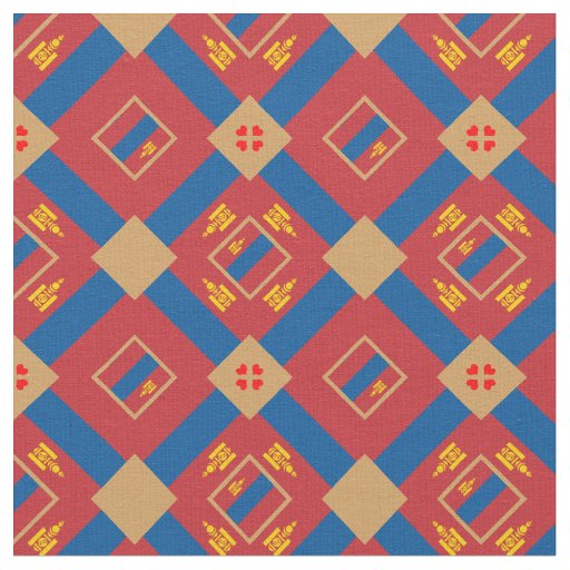 Mongolian Flag & Mongolia Trendy Fabric fashion