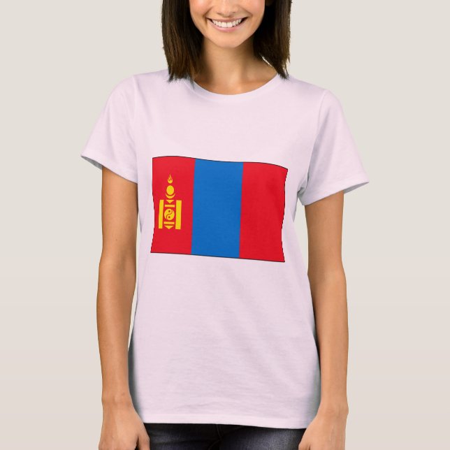 Mongolian Flag T-shirts and Gifts (Front)