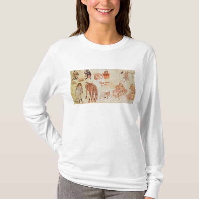Mongolian nomadic camp, 15th century T-Shirt (Front)