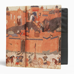 Mongols under the leadership of Hulagu Khan 3 Ring Binder