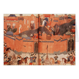 Mongols under the leadership of Hulagu Khan Cards