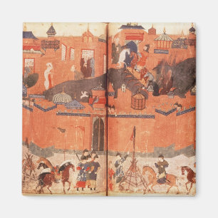 Mongols under the leadership of Hulagu Khan Magnet