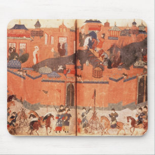 Mongols under the leadership of Hulagu Khan Mouse Pad