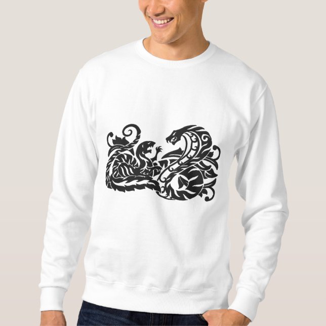 Mongoose and Cobra Embroidered Sweatshirt (Front)