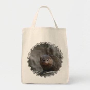 Mongoose Grocery Tote by WildlifeAnimals at Zazzle