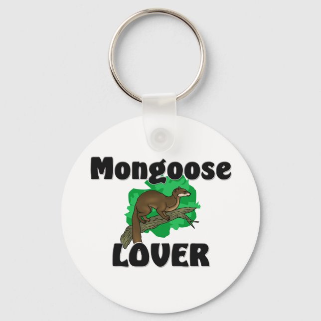 Mongoose Lover Keychain (Front)