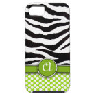 Mongrammed Zebra Print iPhone 5 Case-Mate