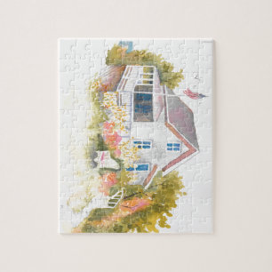 Monhegan Cottage J Kilburn Jigsaw Puzzle