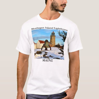 Monhegan Island Lighthouse, Maine T-Shirt