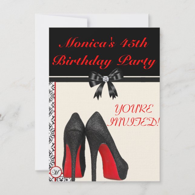 Monica's 45th Birthday Invite (Front)