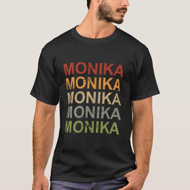 Monika Personalized Monika Name Monika T-Shirt (Front)