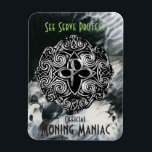 Moning Maniac Magnet<br><div class="desc">Official logo</div>