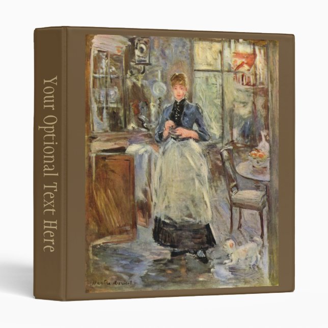 Monisot’s ”The Dining Room” art binders (Front/Spine)