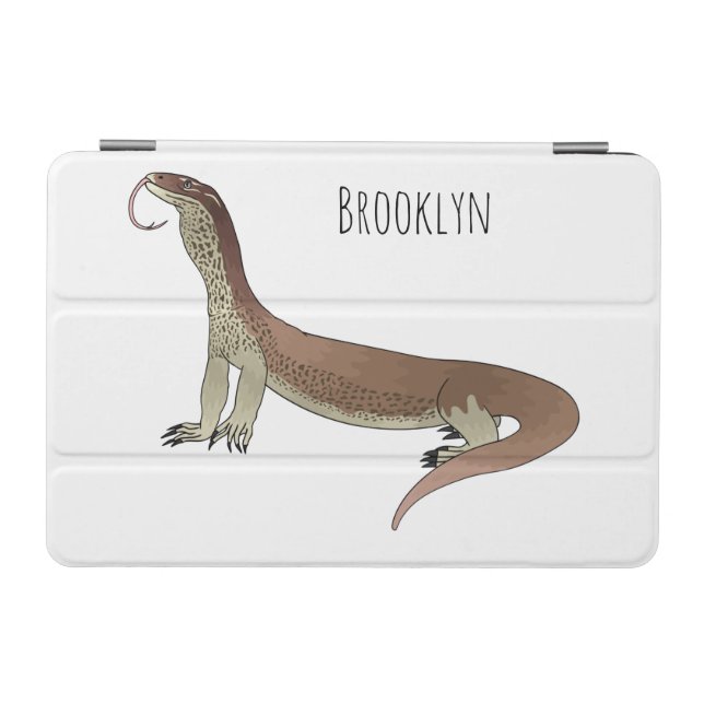 Monitor lizard cartoon illustration iPad mini cover (Horizontal)