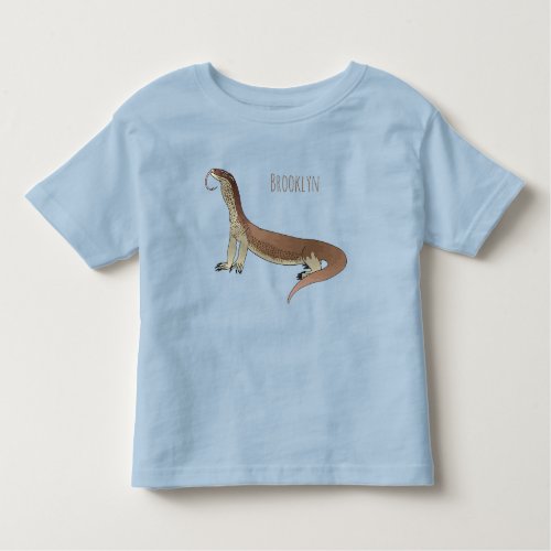 Monitor lizard cartoon illustration toddler t_shirt