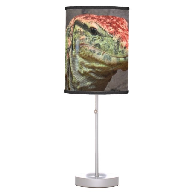 Monitor Lizard Portrait Table Lamp (Front)