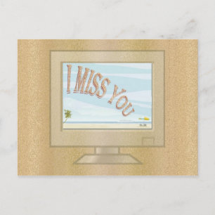 Monitor Summer Greetings Postcard