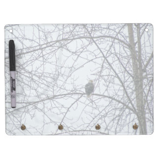 Monitoring Dry Erase Board With Keychain Holder