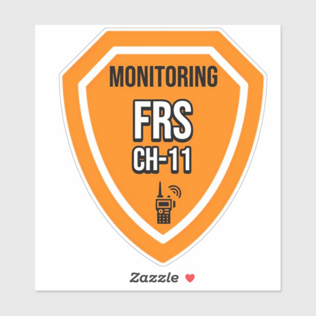 Monitoring FRS Channel 11 Sticker (Sheet)