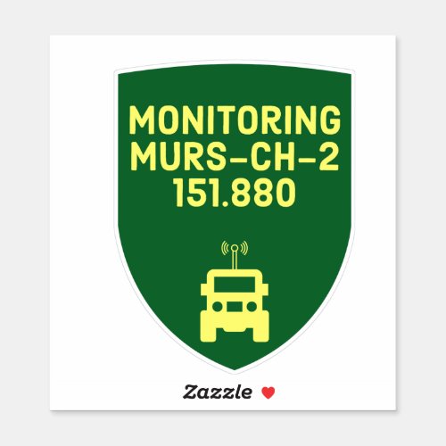 Monitoring MURS Channel 2 Sticker
