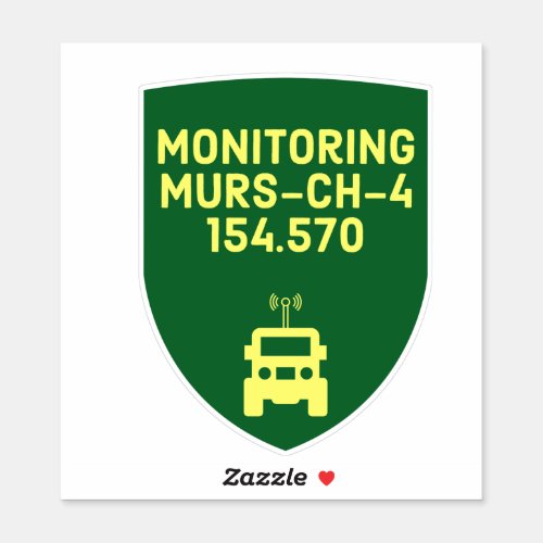 Monitoring MURS Channel 4 Sticker