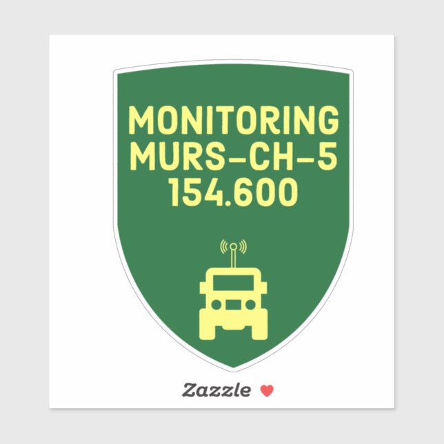Monitoring MURS Channel 5 Sticker (Sheet)