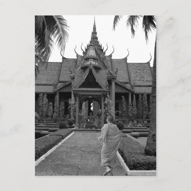 Monk at the Museum Postcard (Front)