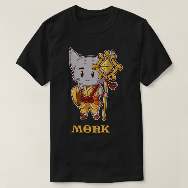 Monk Cat T-Shirt (Design Front)