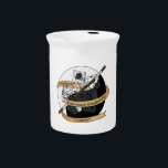 Monk Dice Design Beverage Pitcher<br><div class="desc">Monk Dungeons and Dragons Dice Design</div>
