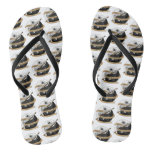 Monk Dice Design Flip Flops