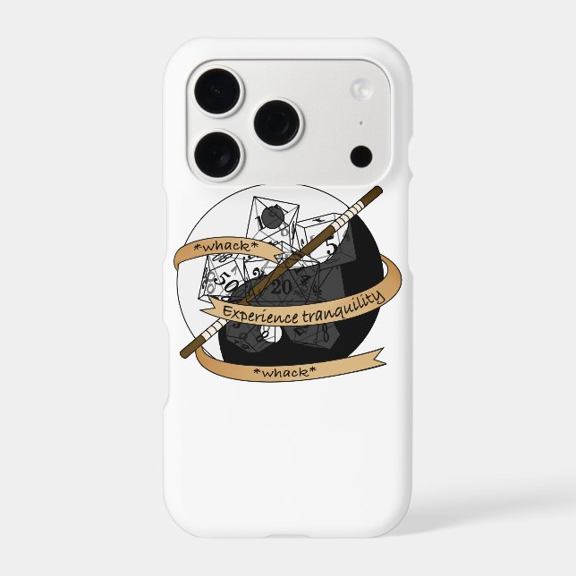 Monk Dice Design Iphone Case (Back)