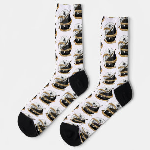 Monk Dice Design Socks