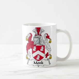 Monk Family Crest Coffee Mug