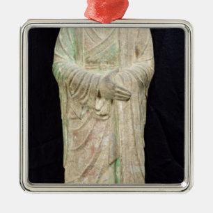 Monk, from Dunhuang, Gansu Province Metal Ornament