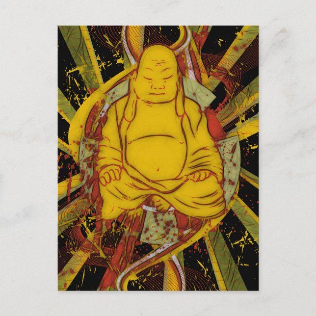 Monk in Meditation Postcard (Front)