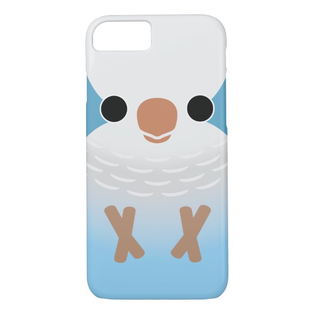 Monk Parakeet (Blue) Case-Mate iPhone Case (Back)