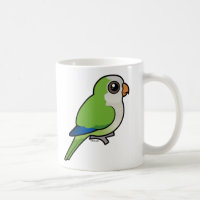 Birdorable Monk Parakeet Classic White Mug
