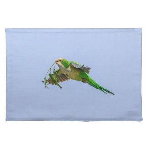 Monk Parakeet in the Rio Grande Valley Cloth Placemat