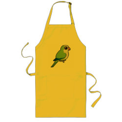 Birdorable Monk Parakeet Long Apron