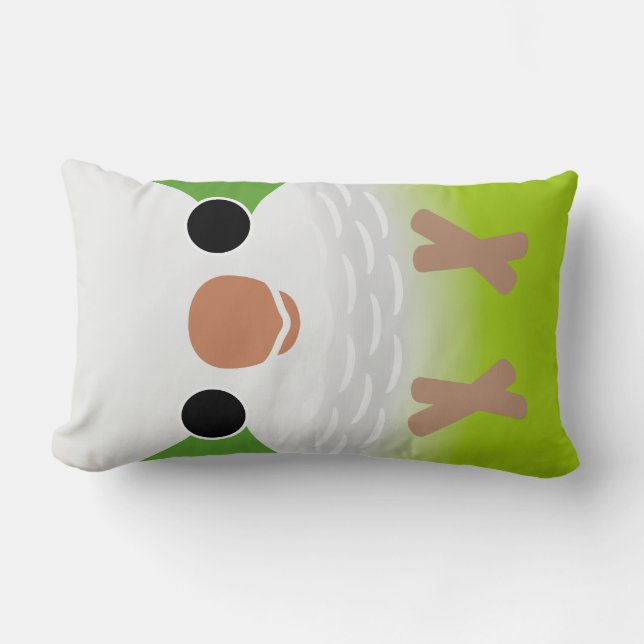 Monk Parakeet Lumbar Pillow (Front)