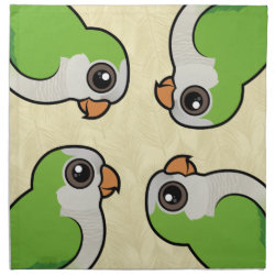 Birdorable Monk Parakeet Cloth Napkins (set of 4) dinner 20